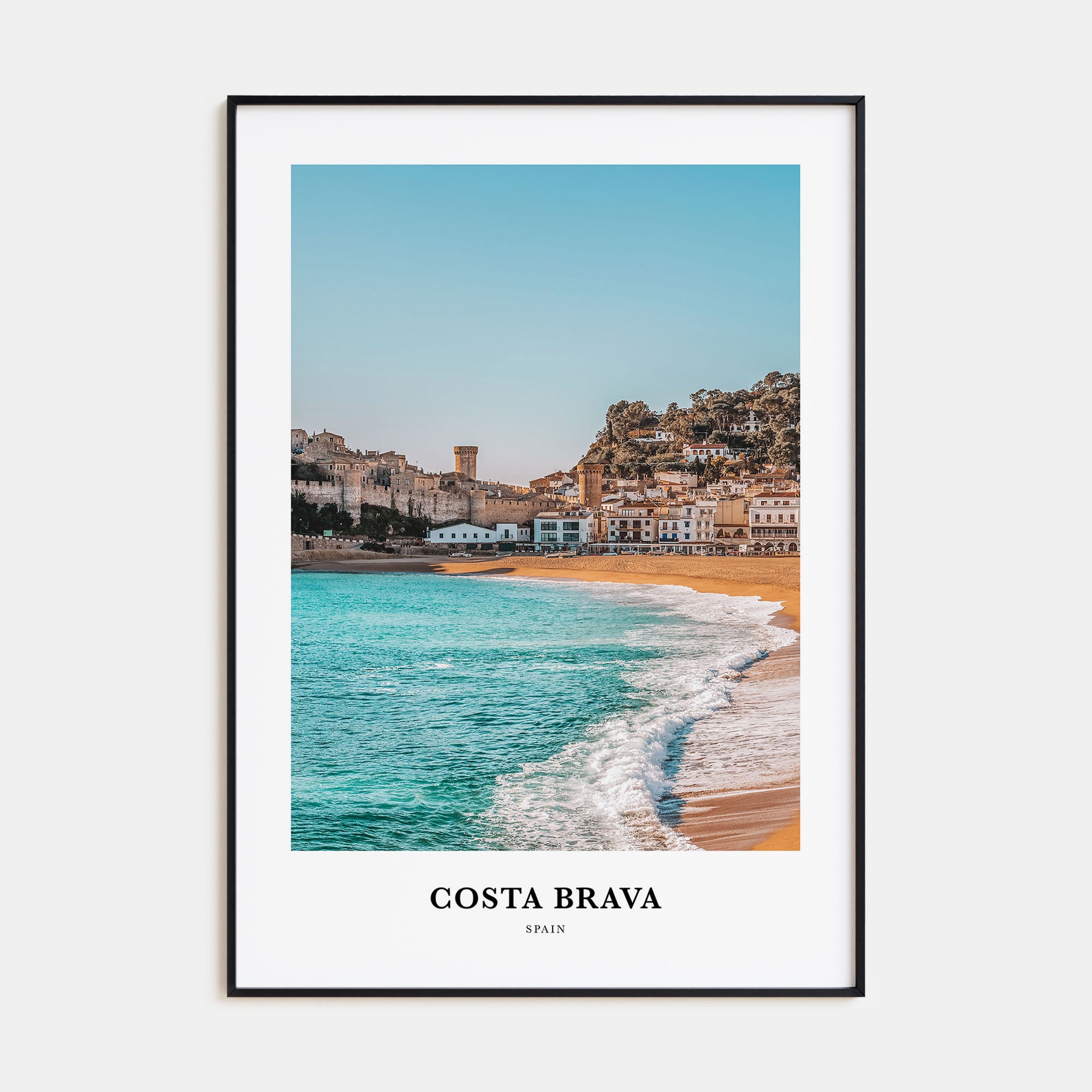 Costa Brava Portrait Color No 1 Poster