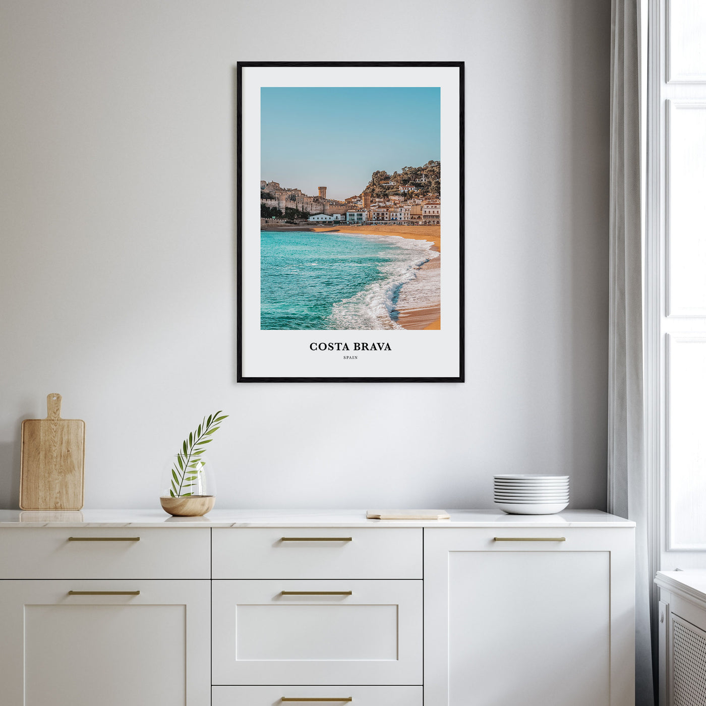 Costa Brava Portrait Color No 1 Poster