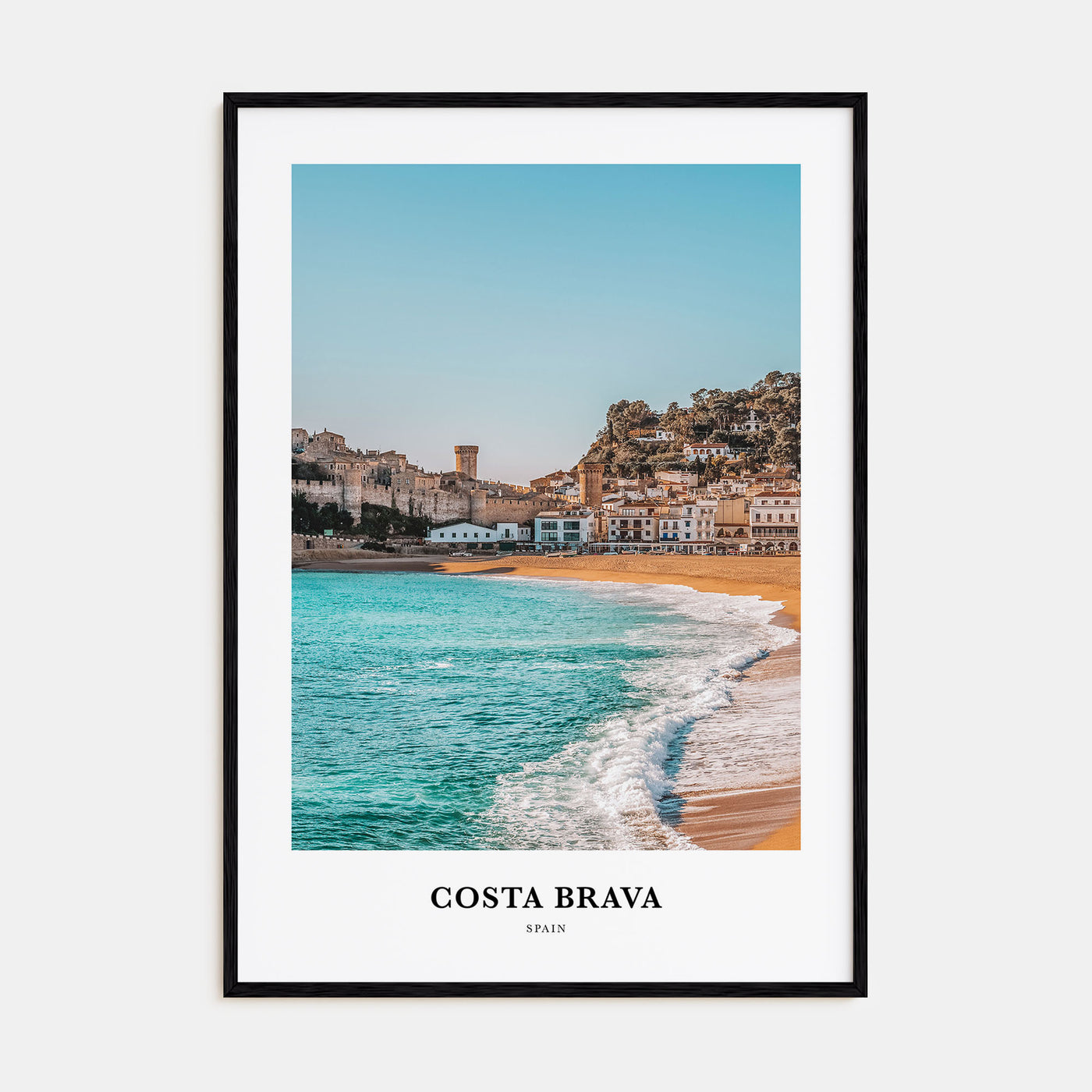 Costa Brava Portrait Color No 1 Poster