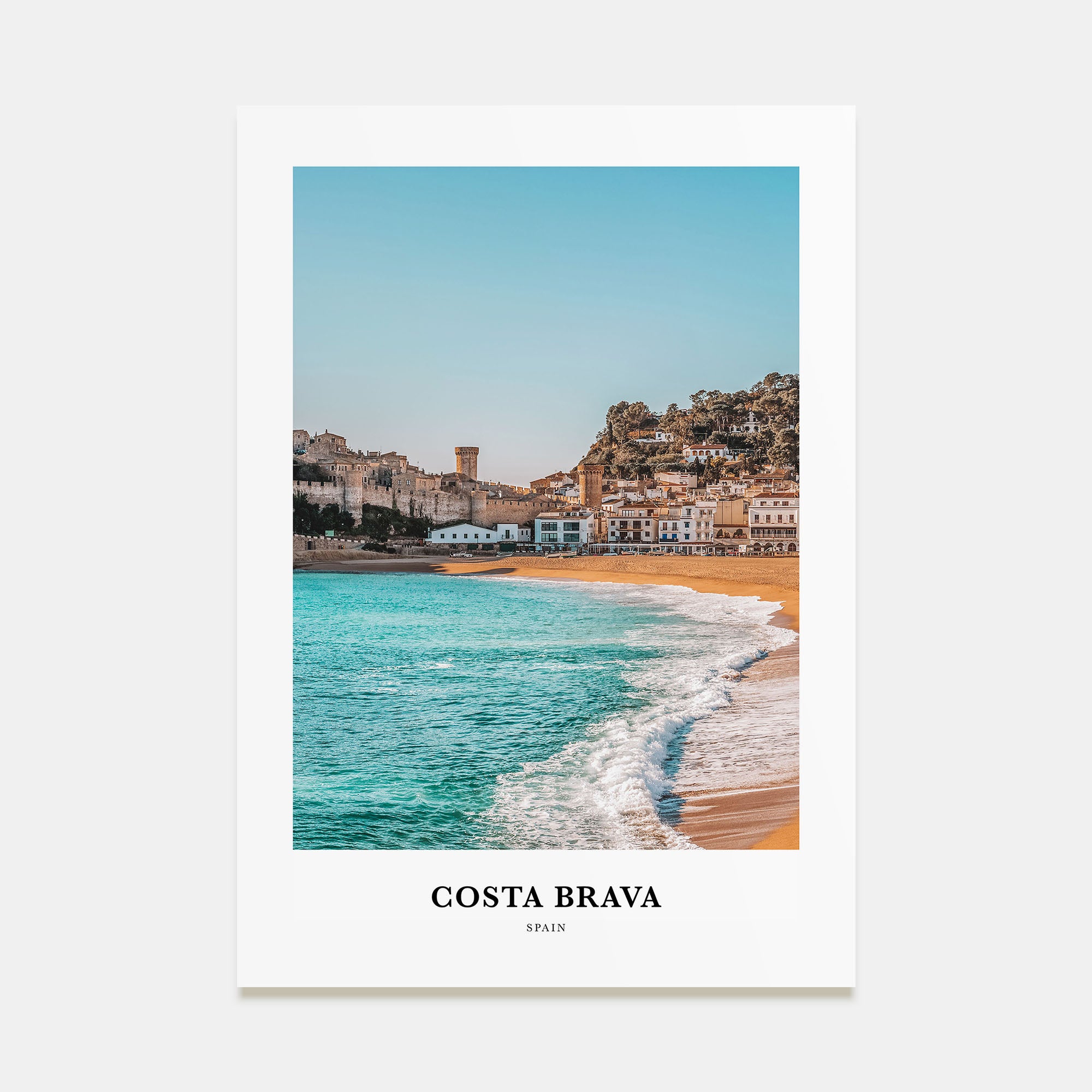 Costa Brava Portrait Color No 1 Poster