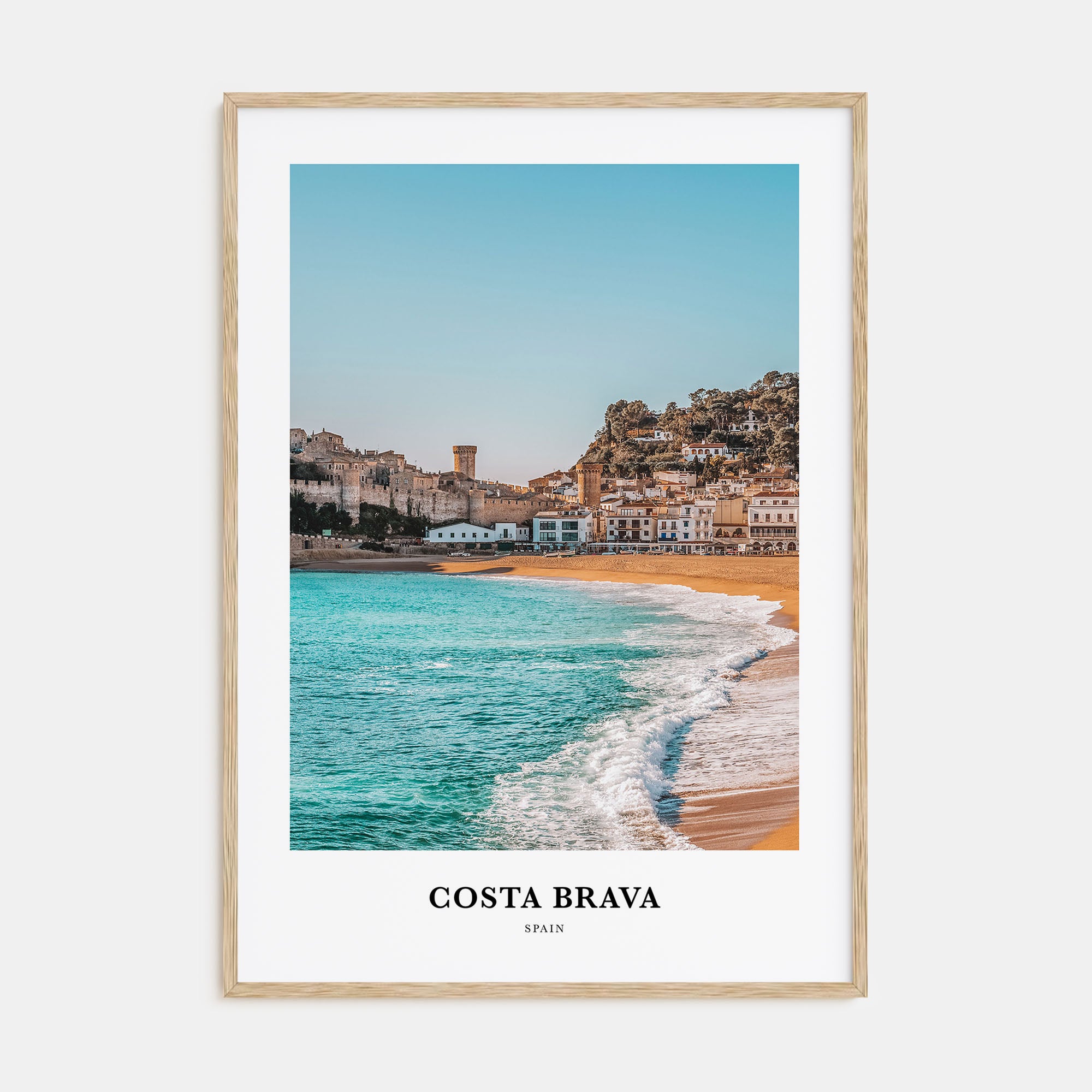 Costa Brava Portrait Color No 1 Poster