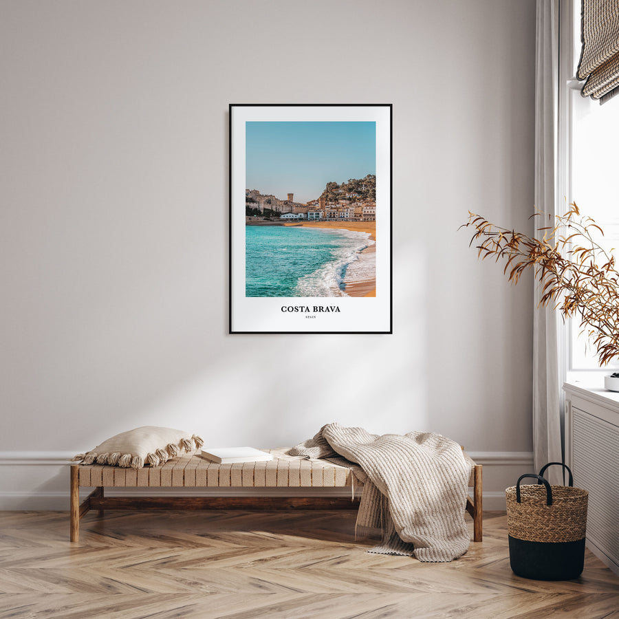 Costa Brava Portrait Color No 1 Poster