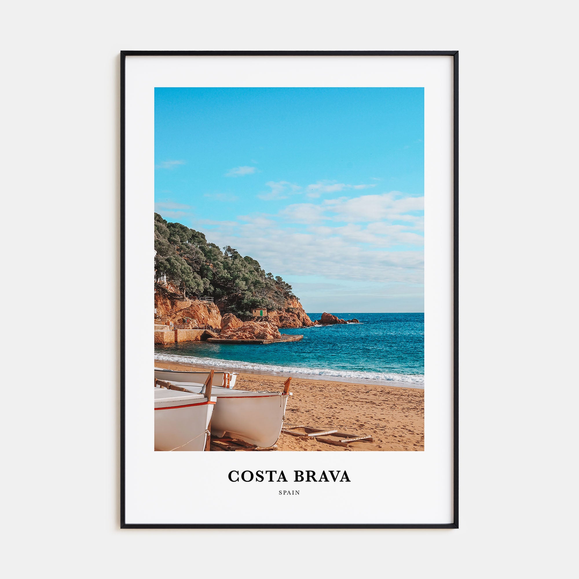 Costa Brava Portrait Color No 2 Poster