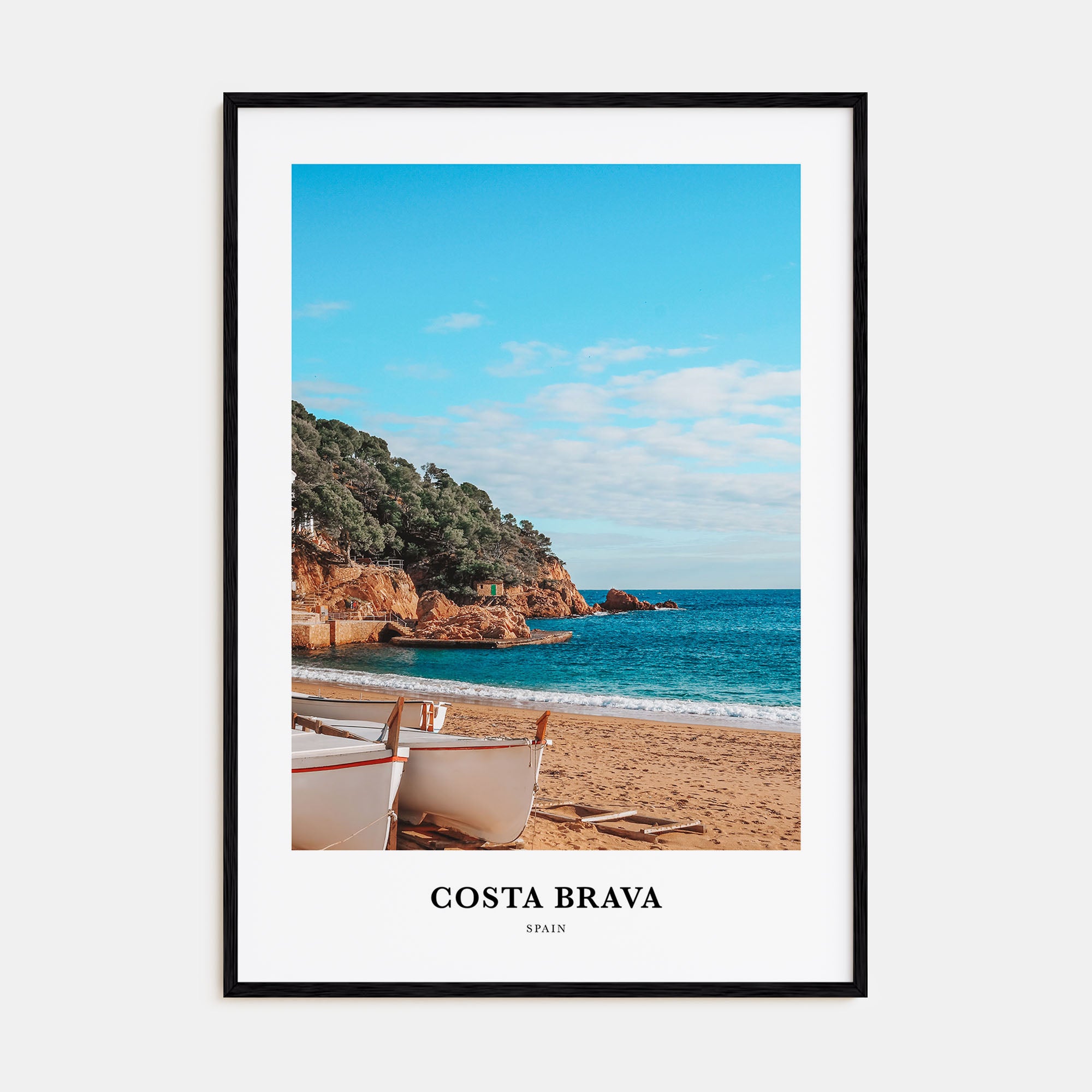 Costa Brava Portrait Color No 2 Poster