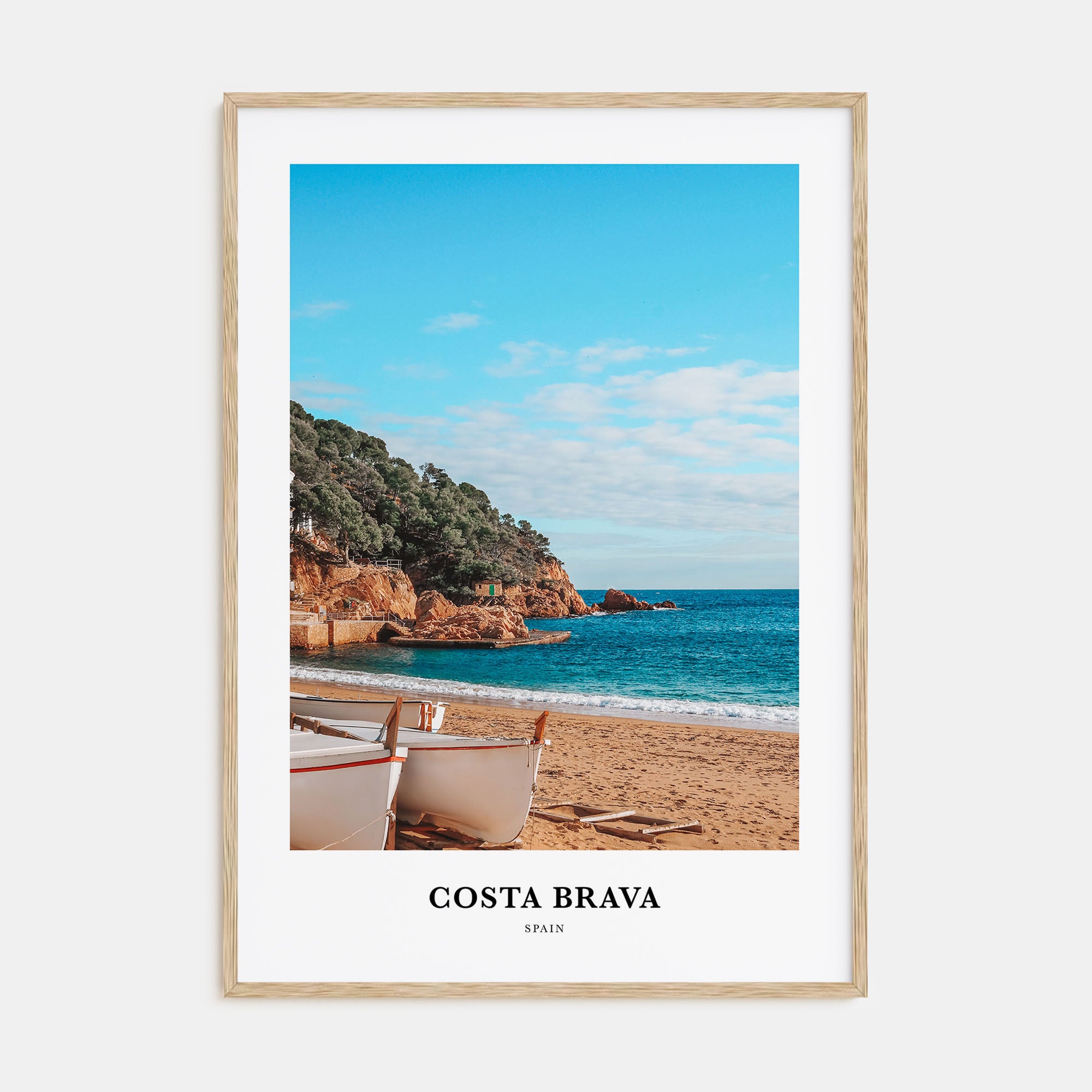 Costa Brava Portrait Color No 2 Poster
