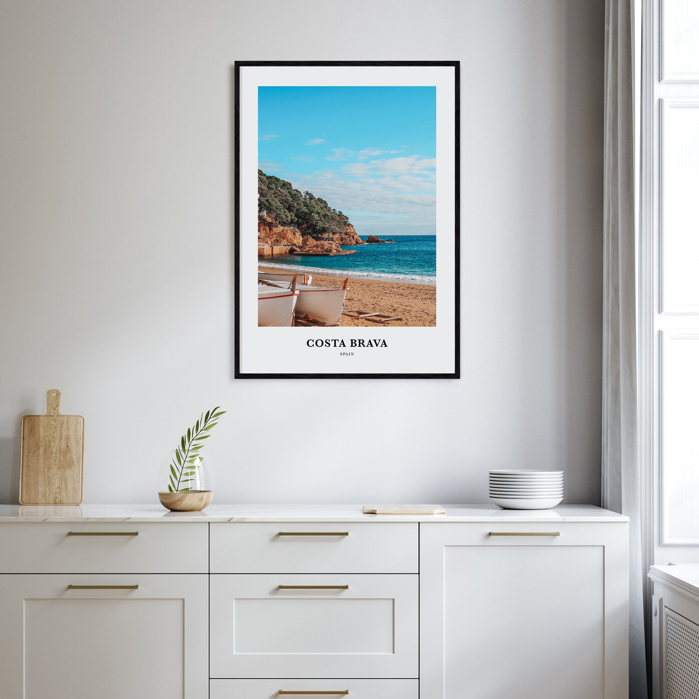 Costa Brava Portrait Color No 2 Poster