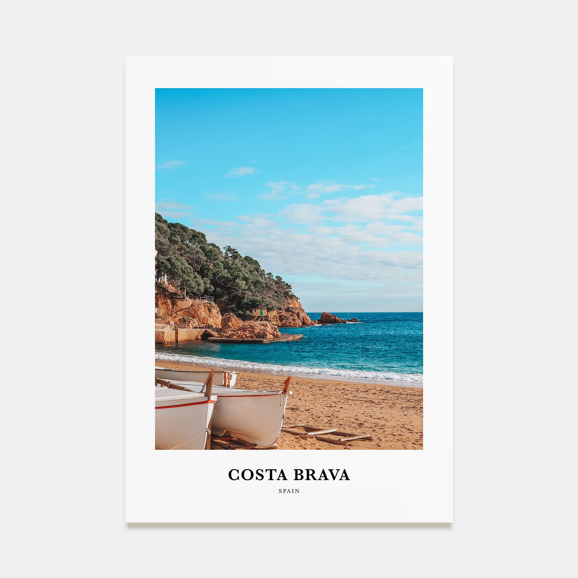 Costa Brava Portrait Color No 2 Poster