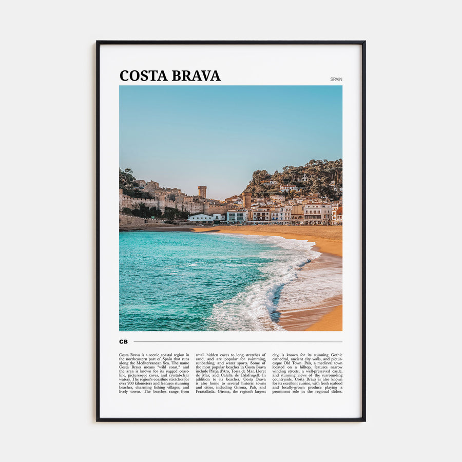 Costa Brava Travel Color No 1 Poster