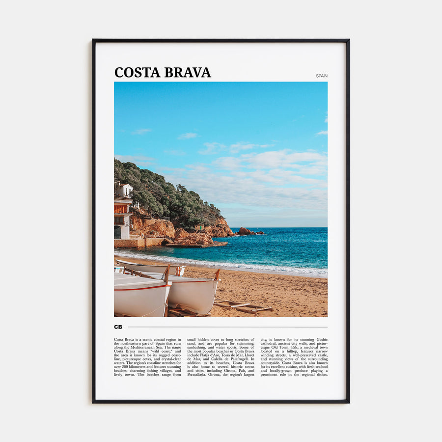 Costa Brava Travel Color No 2 Poster