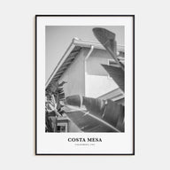 Costa Mesa Portrait B&W Poster