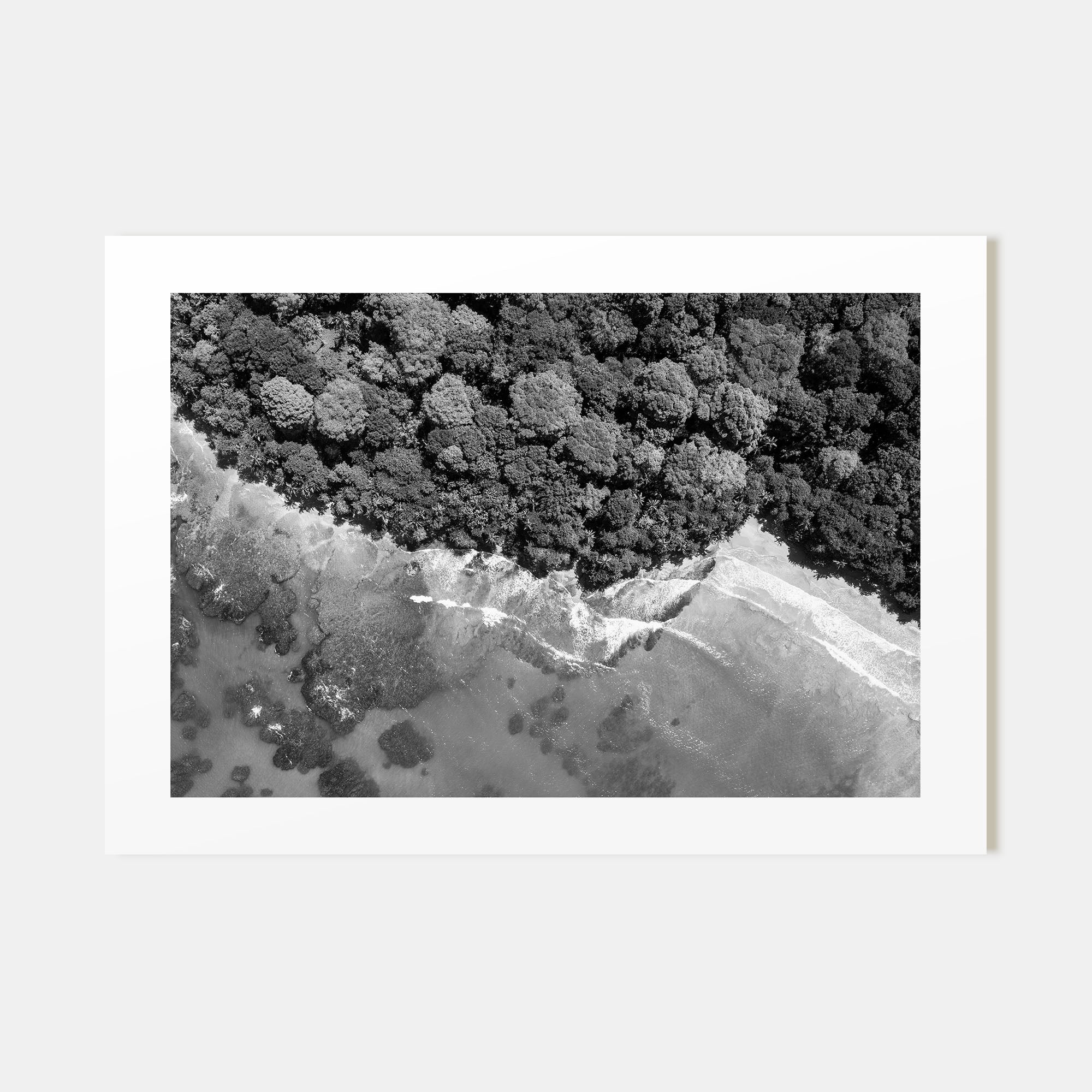 Costa Rica Landscape B&W Poster