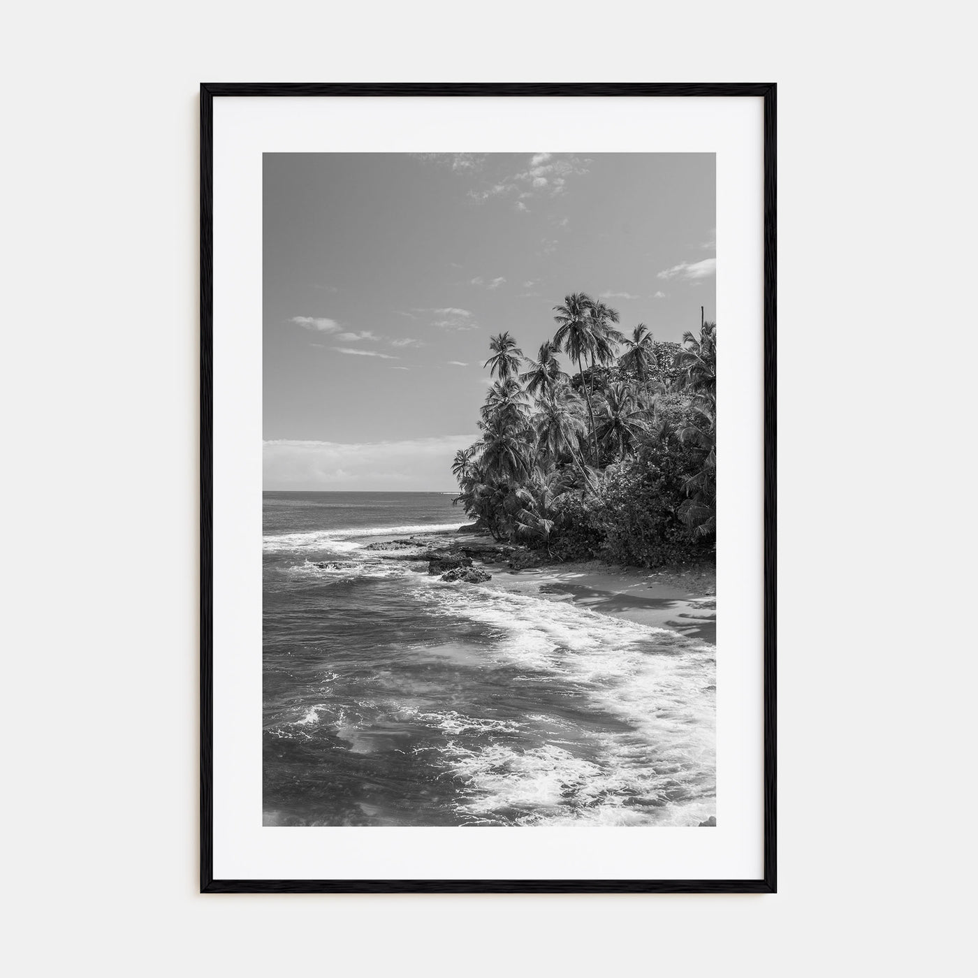 Costa Rica Photo B&W Poster