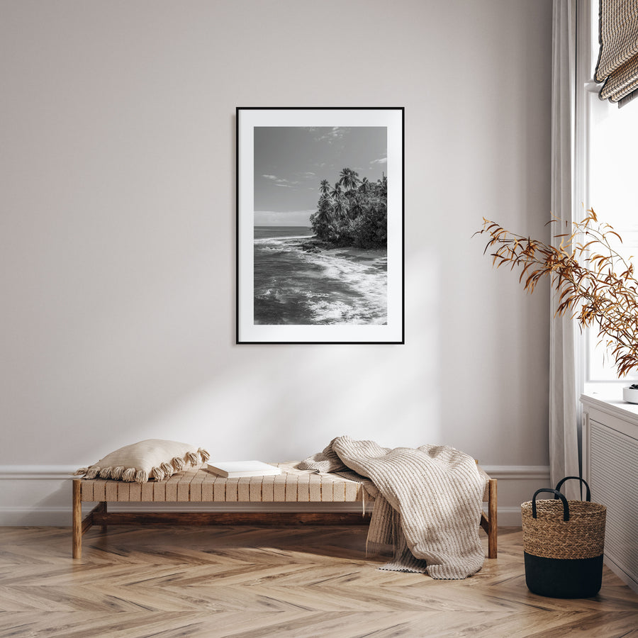 Costa Rica Photo B&W Poster