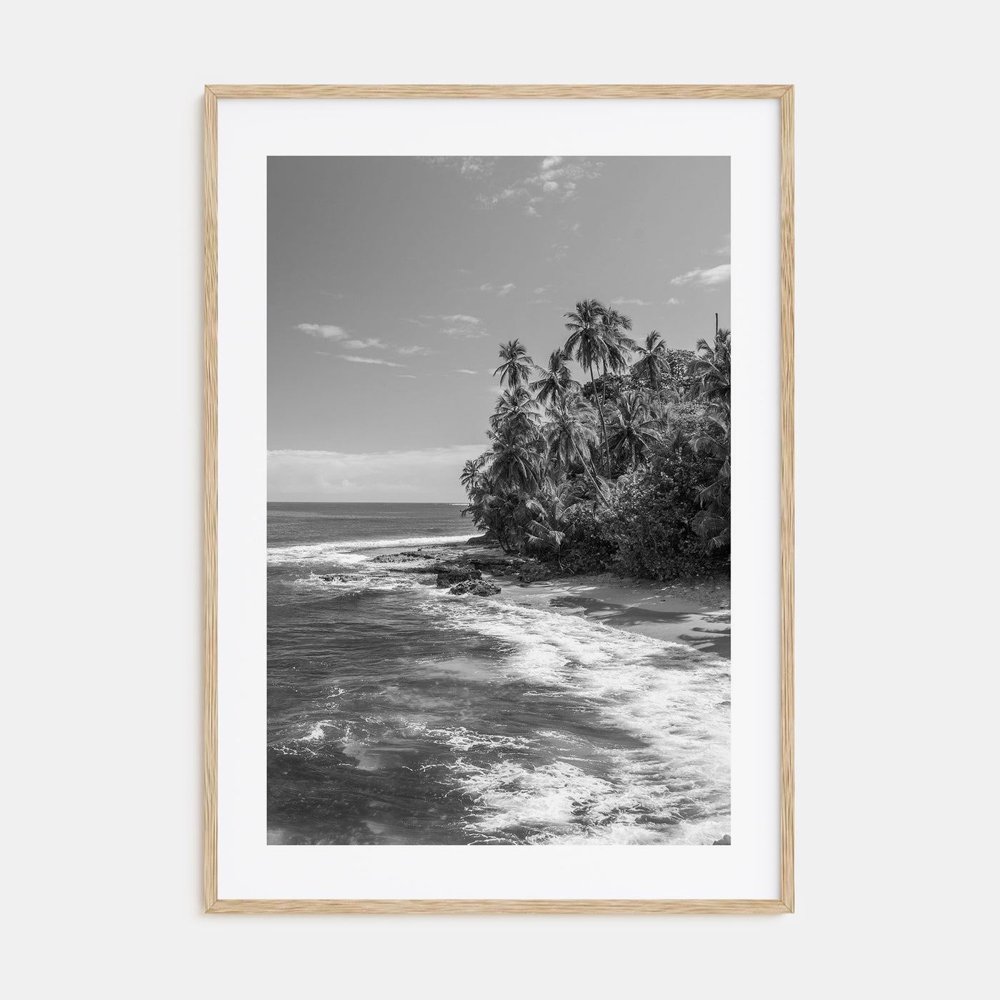 Costa Rica Photo B&W Poster
