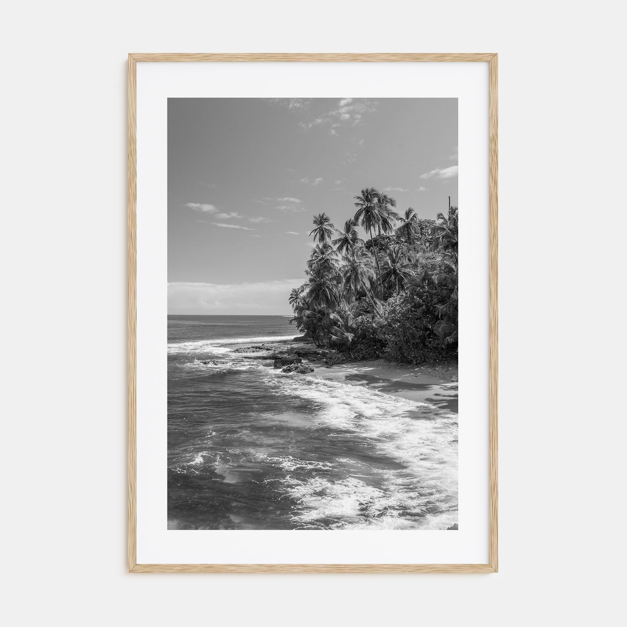 Costa Rica Photo B&W Poster