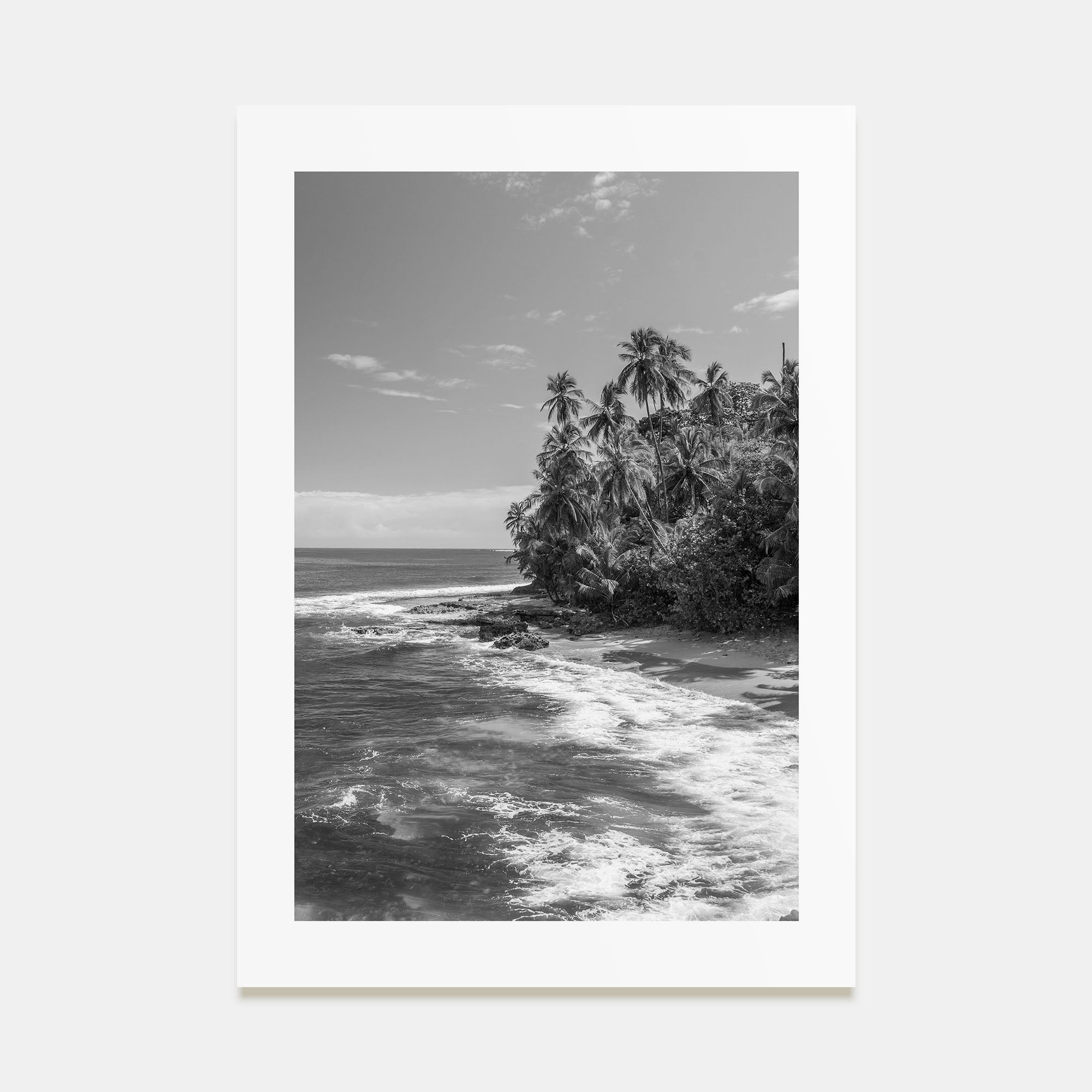 Costa Rica Photo B&W Poster
