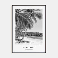 Costa Rica Portrait B&W No 1 Poster