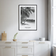 Costa Rica Portrait B&W No 1 Poster