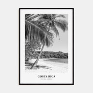 Costa Rica Portrait B&W No 1 Poster