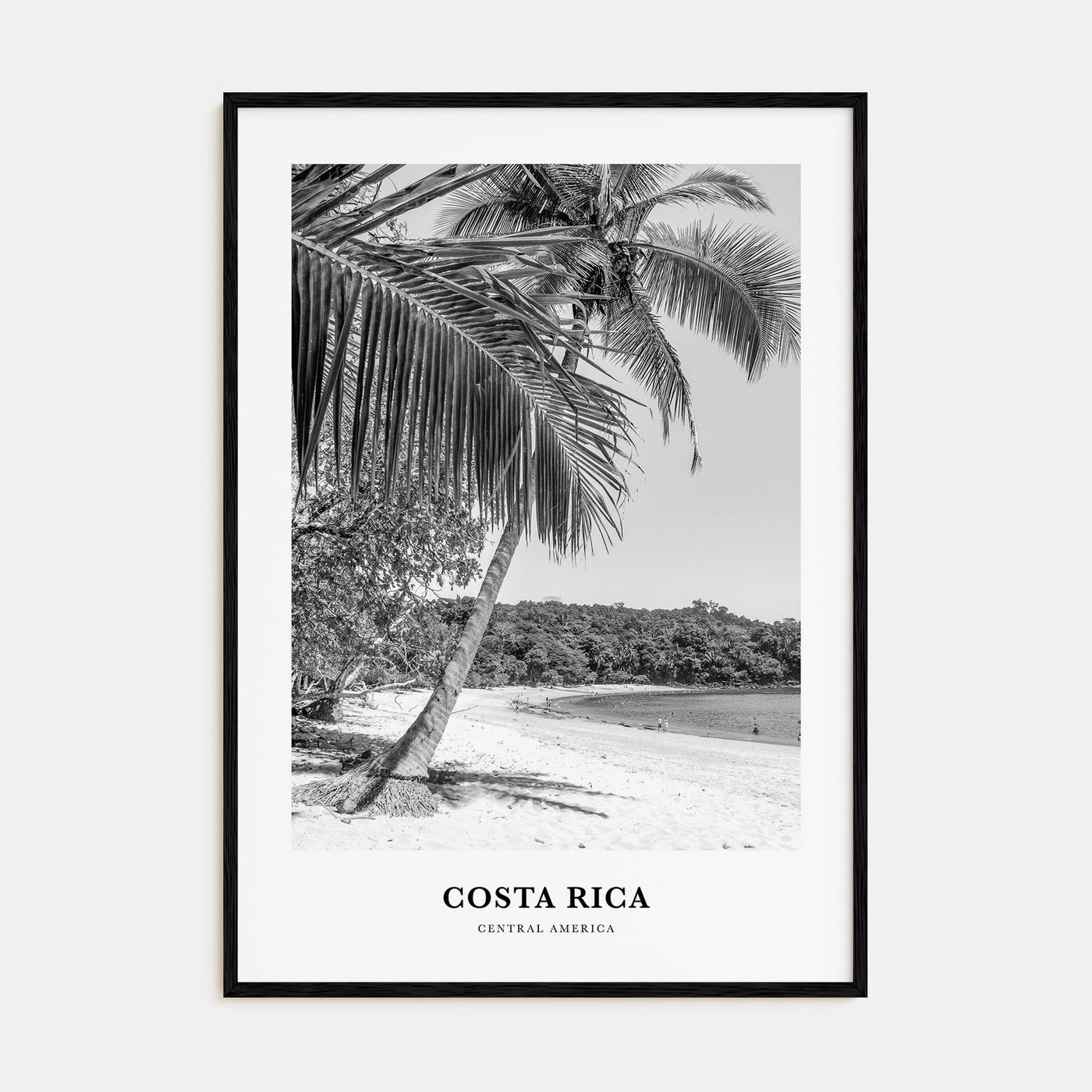 Costa Rica Portrait B&W No 1 Poster