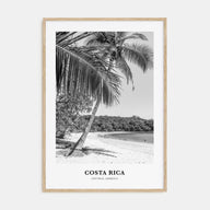 Costa Rica Portrait B&W No 1 Poster