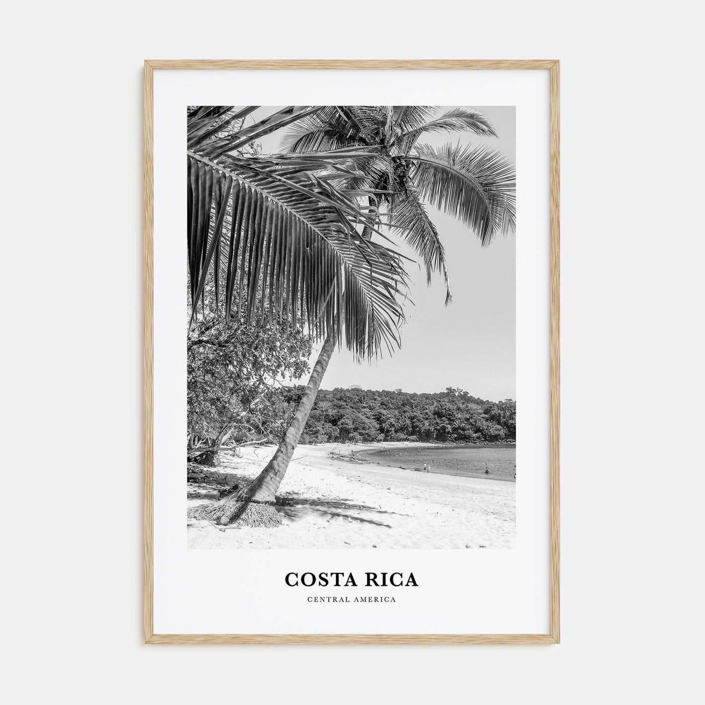 Costa Rica Portrait B&W No 1 Poster