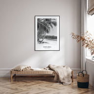 Costa Rica Portrait B&W No 1 Poster