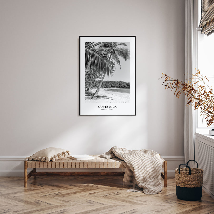 Costa Rica Portrait B&W No 1 Poster