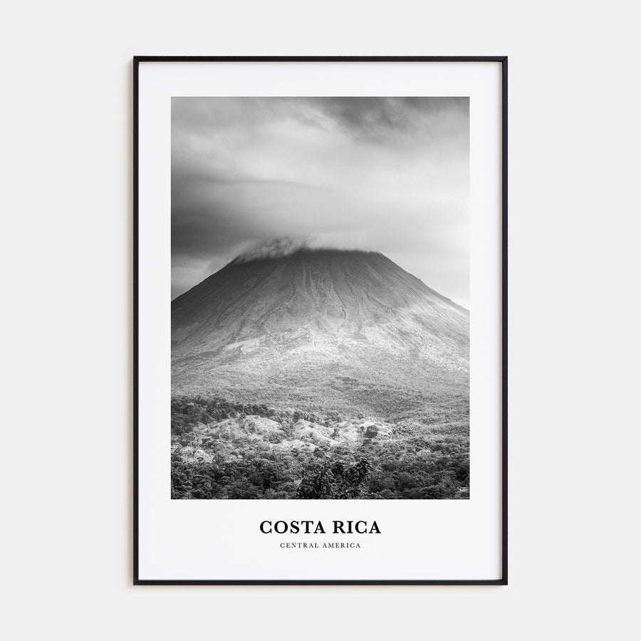 Costa Rica Portrait B&W No 3 Poster