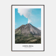Costa Rica Portrait Color Poster