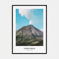 Costa Rica Portrait Color Poster