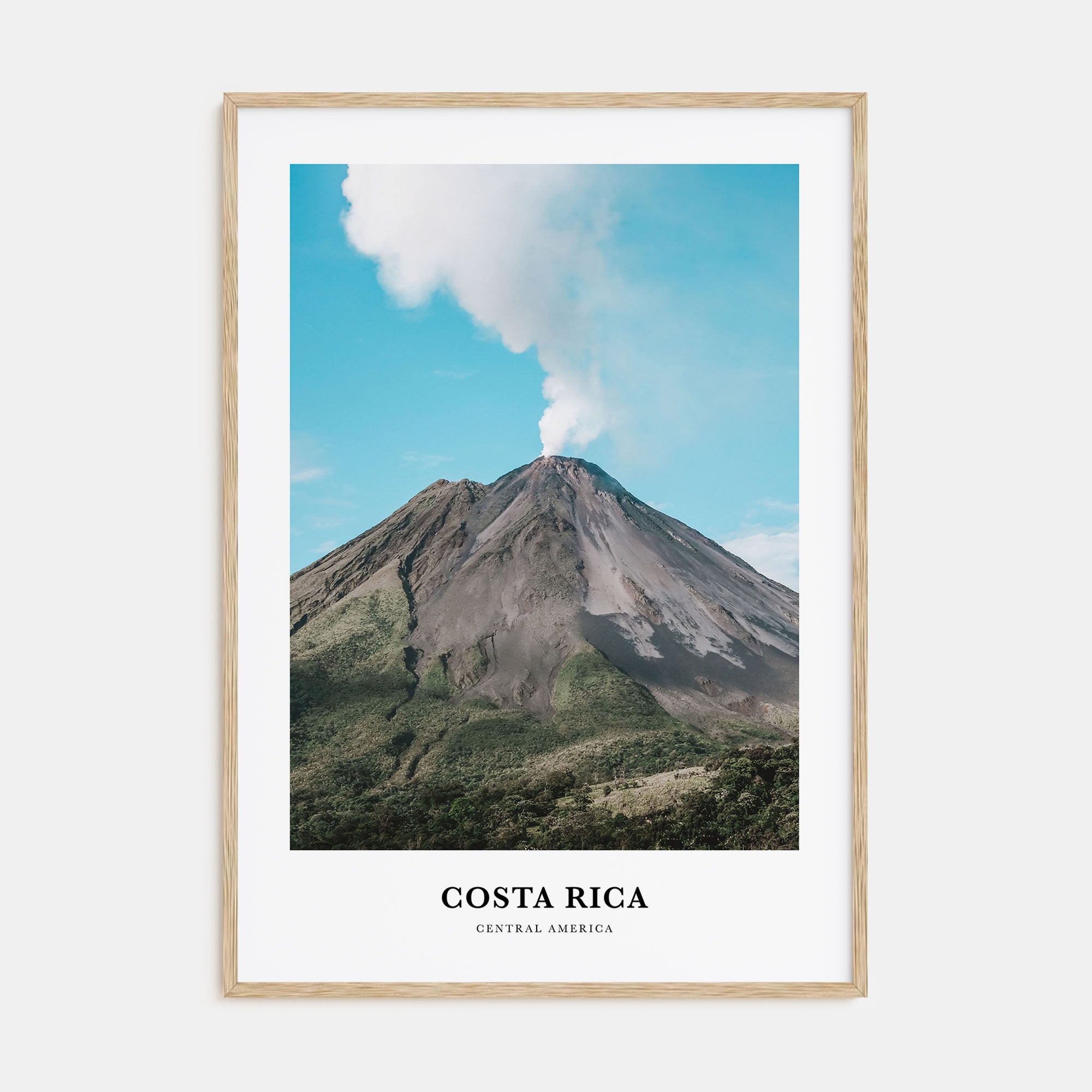 Costa Rica Portrait Color Poster