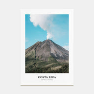 Costa Rica Portrait Color Poster