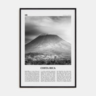 Costa Rica Travel B&W No 3 Poster