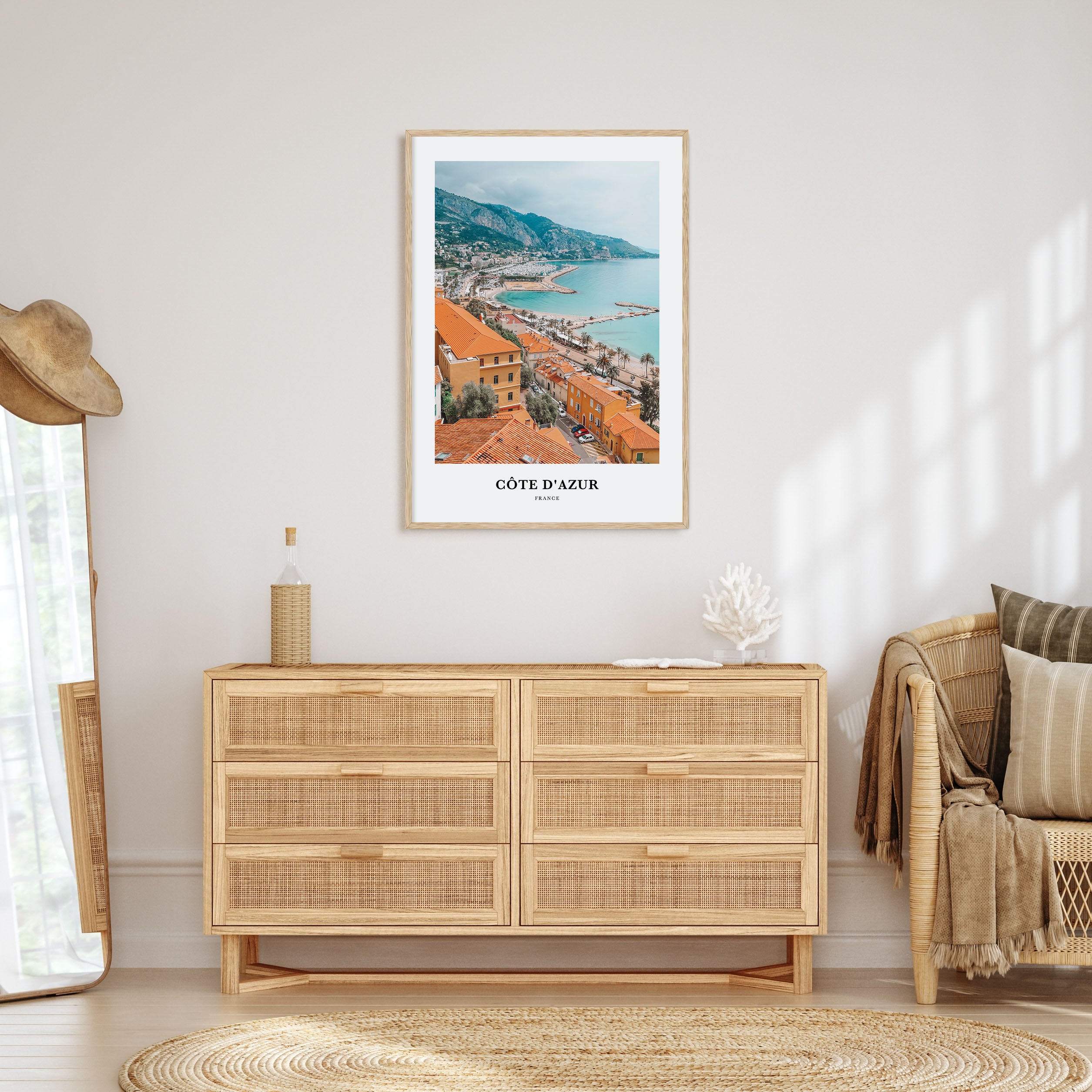 Cote d'Azur Portrait Color No 1 Poster