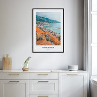 Cote d'Azur Portrait Color No 1 Poster