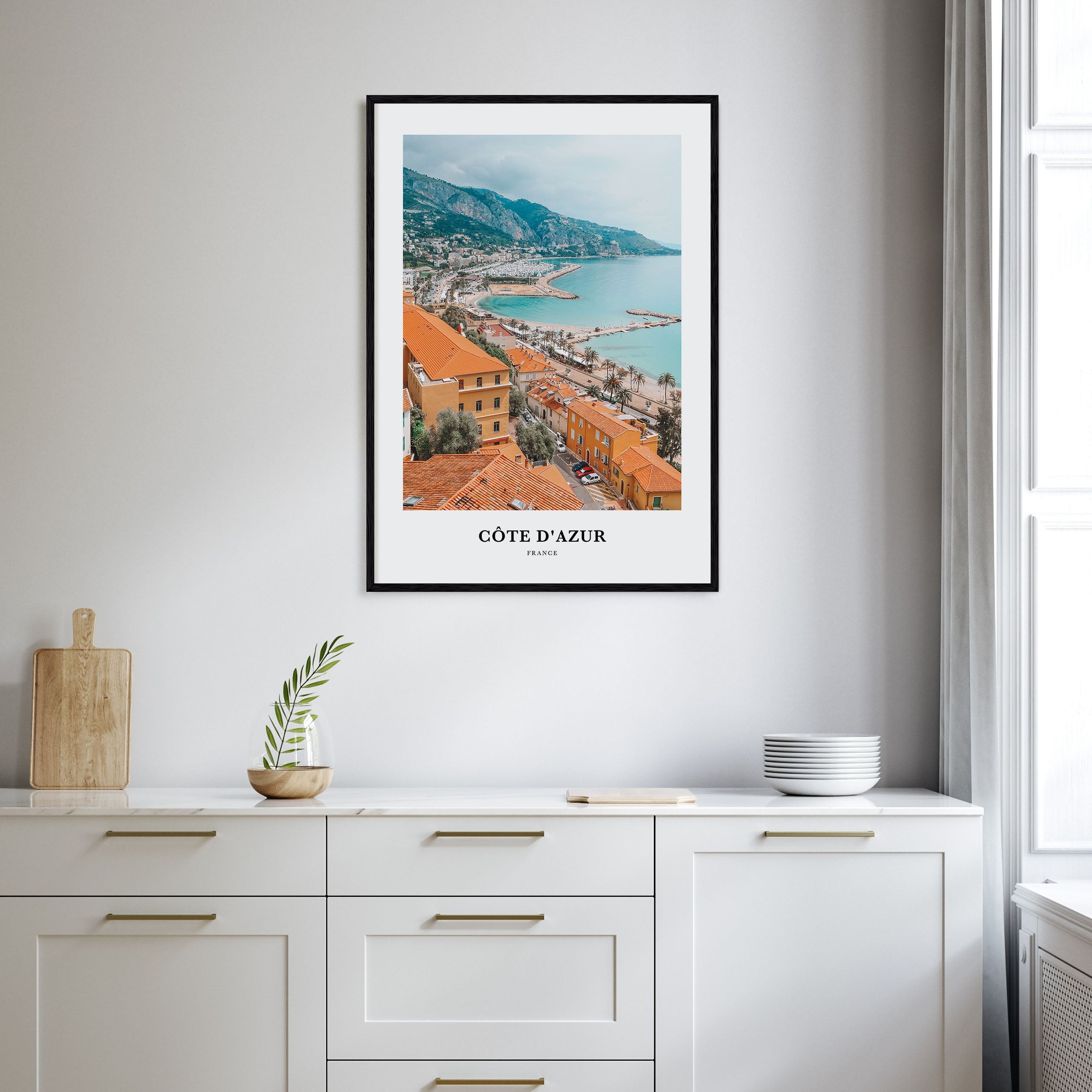 Cote d'Azur Portrait Color No 1 Poster