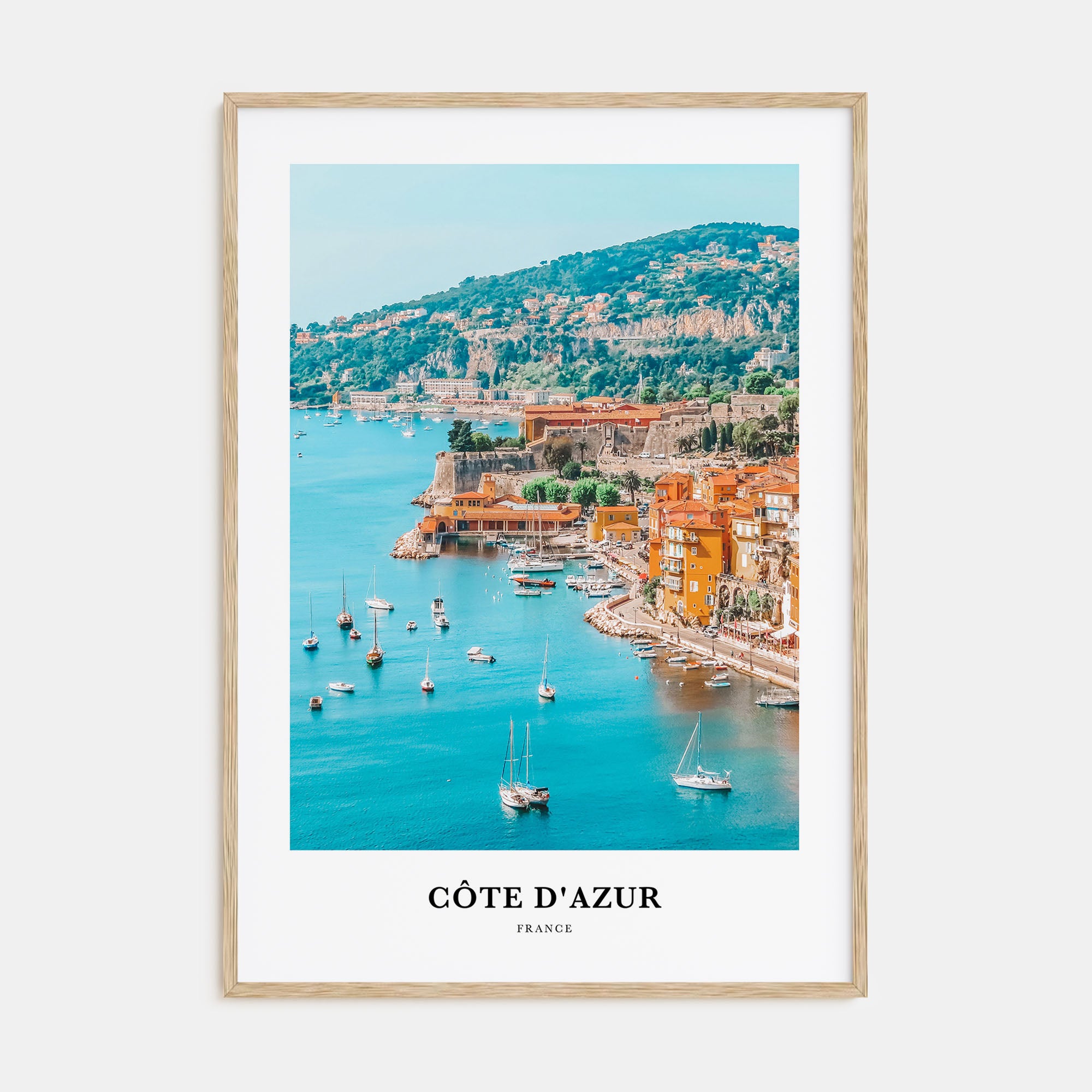 Cote d'Azur Portrait Color No 2 Poster