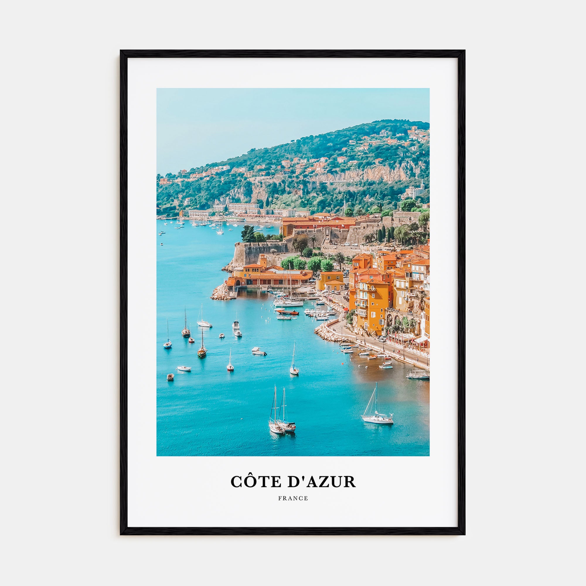 Cote d'Azur Portrait Color No 2 Poster