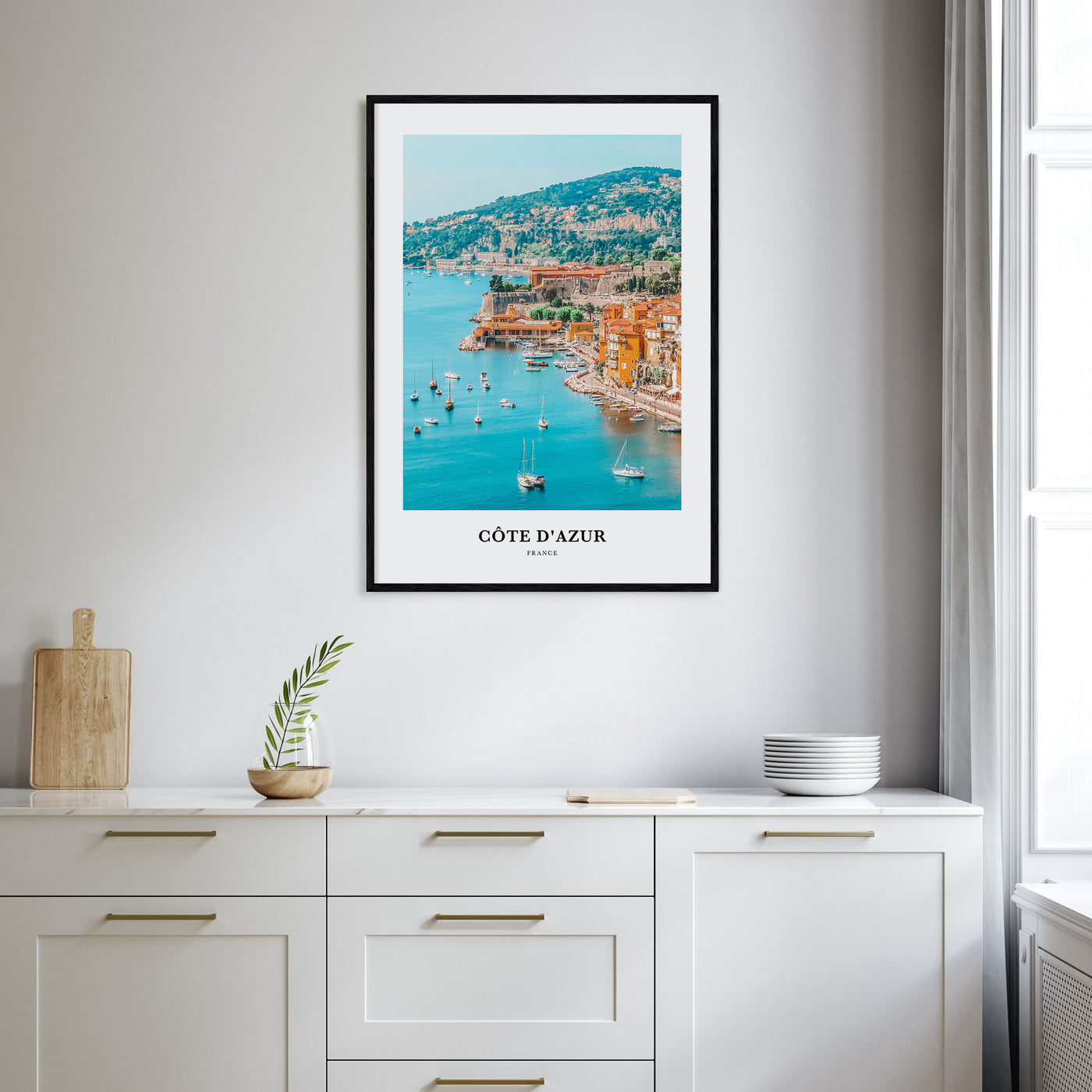 Cote d'Azur Portrait Color No 2 Poster
