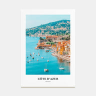 Cote d'Azur Portrait Color No 2 Poster