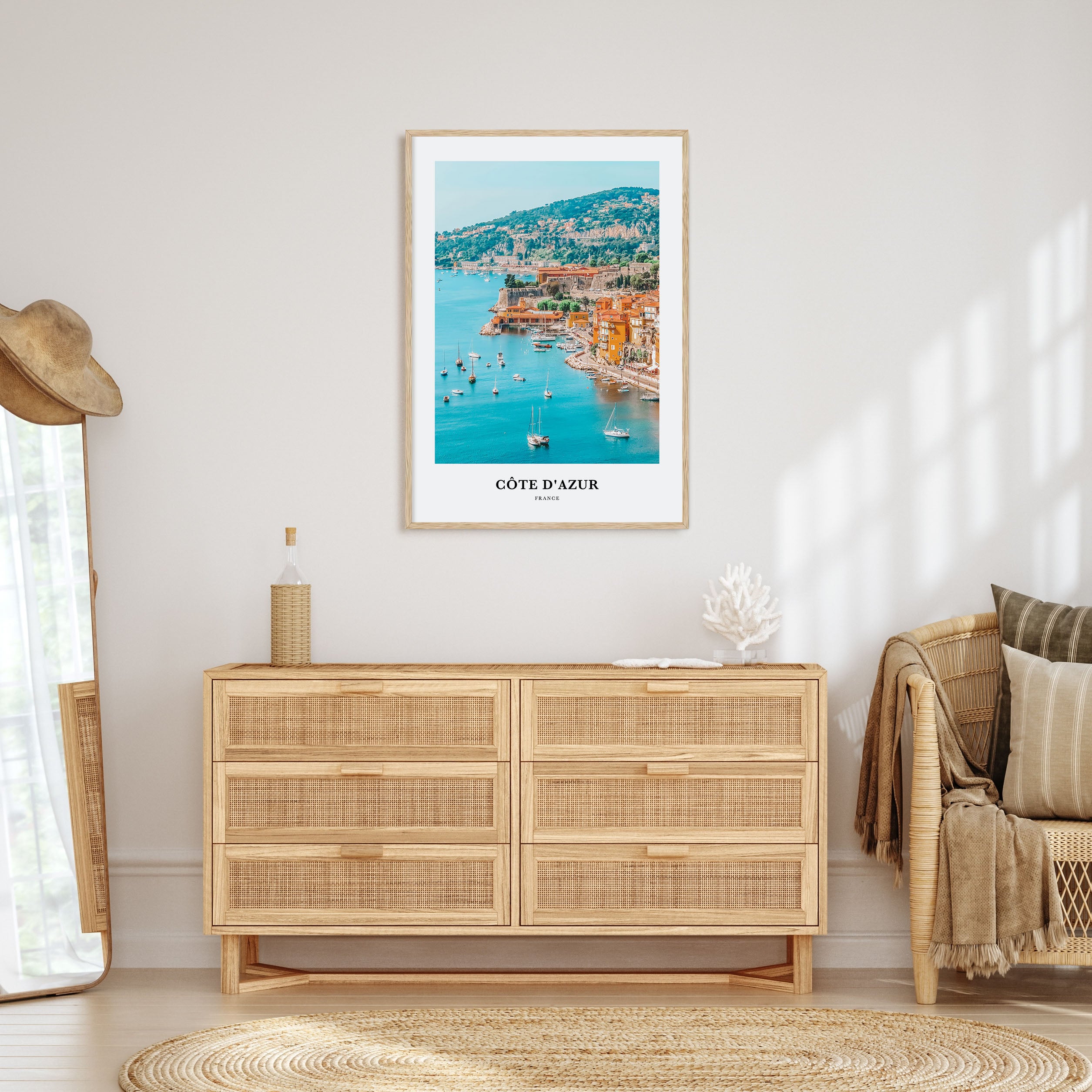 Cote d'Azur Portrait Color No 2 Poster