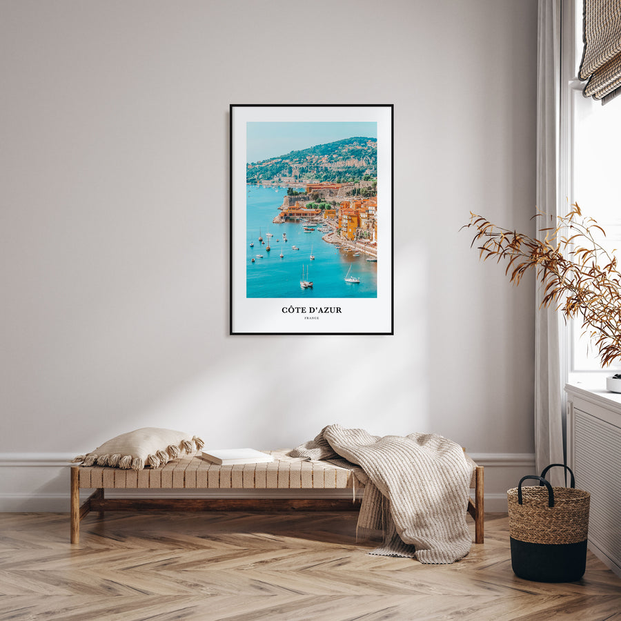 Cote d'Azur Portrait Color No 2 Poster
