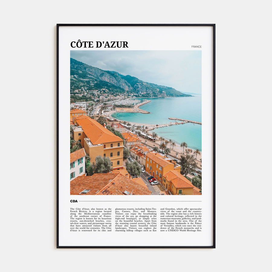 Cote d'Azur Travel Color No 1 Poster