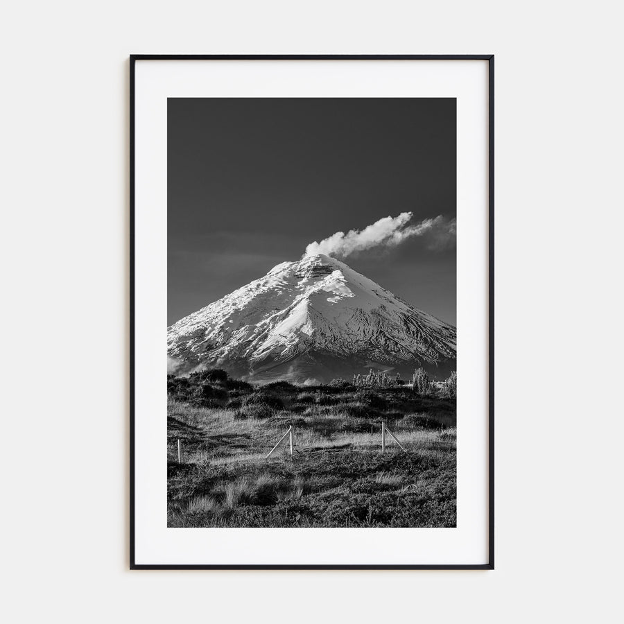 Cotopaxi Photo B&W Poster