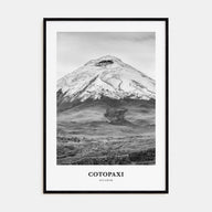 Cotopaxi Portrait B&W Poster