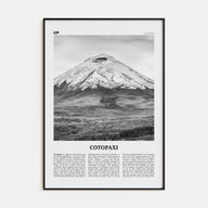 Cotopaxi Travel B&W Poster