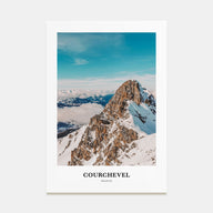Courchevel Portrait Color Poster
