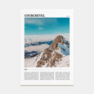Courchevel Travel Color Poster