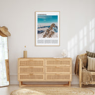 Courchevel Travel Color Poster